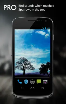 Blue Sky Live Wallpaper - Free android App screenshot 2