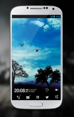 Blue Sky Live Wallpaper - Free android App screenshot 4